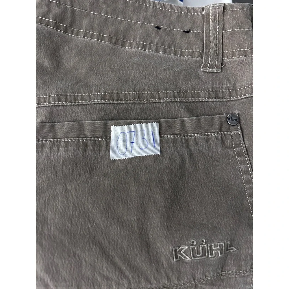 Kuhl Vintage Patina Dye Pants Men's 32x28 Brown Outdoor Hiking Casual Stretch